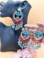 Load image into Gallery viewer, Craft Elephant Tikka Earring Set
