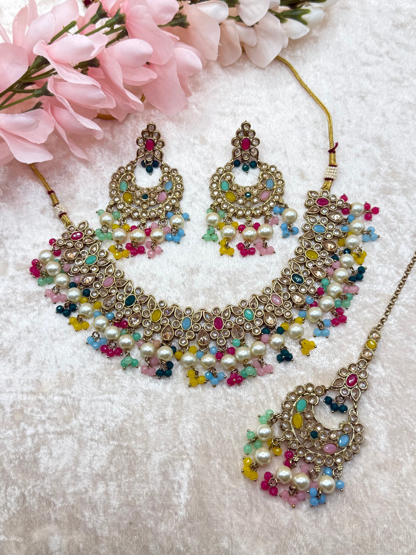 Ishita Polki Indian Choker Set