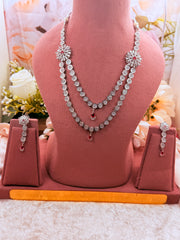 Double Line AD Silver set