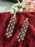 Load image into Gallery viewer, Rosegold long Hanging Earring