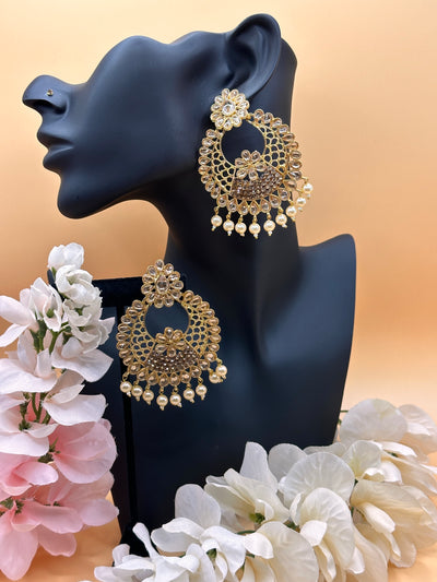Ashi Antique Gold Earrings
