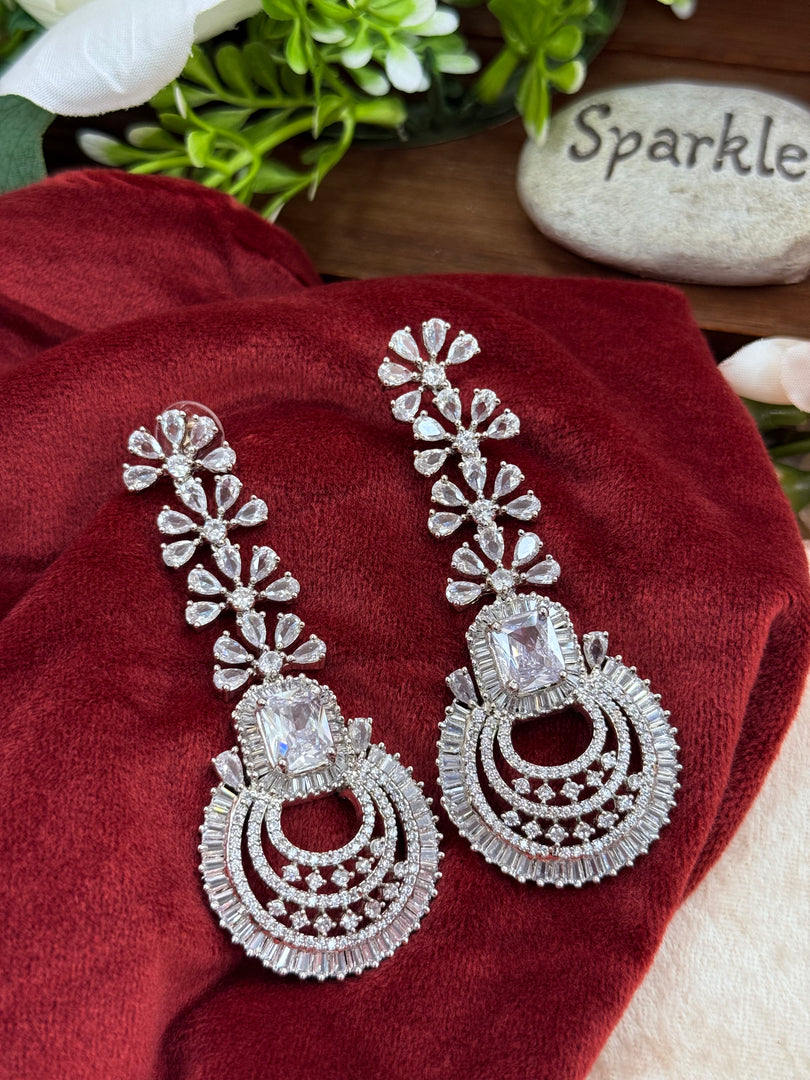 American Diamond Long Earring