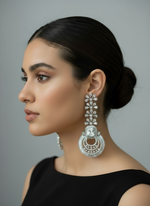 Load image into Gallery viewer, American Diamond Long Earring
