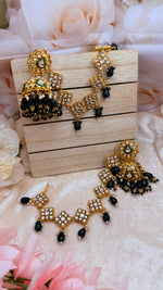 Load image into Gallery viewer, Kundan bahubali earrings