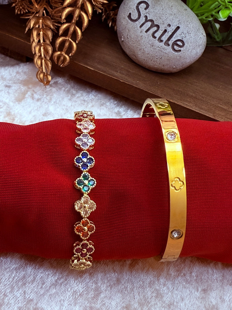 High quality Stainless Steel clover 🍀  Bracelets (Anti Tarnish)