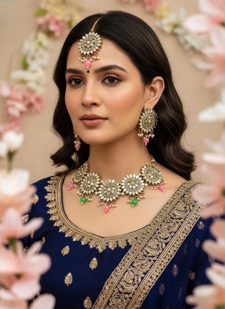 Ranika Mirror Choker Set
