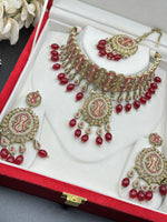 Load image into Gallery viewer, Mirza Polki Indian Choker Set
