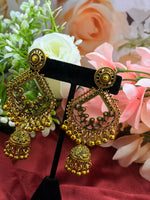 Load image into Gallery viewer, Oxidized Dangly Earrings