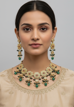 Load image into Gallery viewer, Malika Meenakari Kundan Choker Necklace
