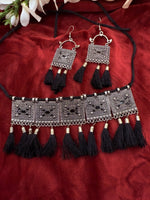 Load image into Gallery viewer, सोनम ऑक्सीडाइज़्ड चोकर सेट 
