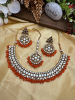 Load image into Gallery viewer, Kanchan Mirrror Necklace Set
