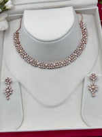 Load image into Gallery viewer, Maina American Diamond Indian Necklace Set
