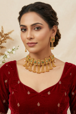 Load image into Gallery viewer, Durga High Quality Golden Set