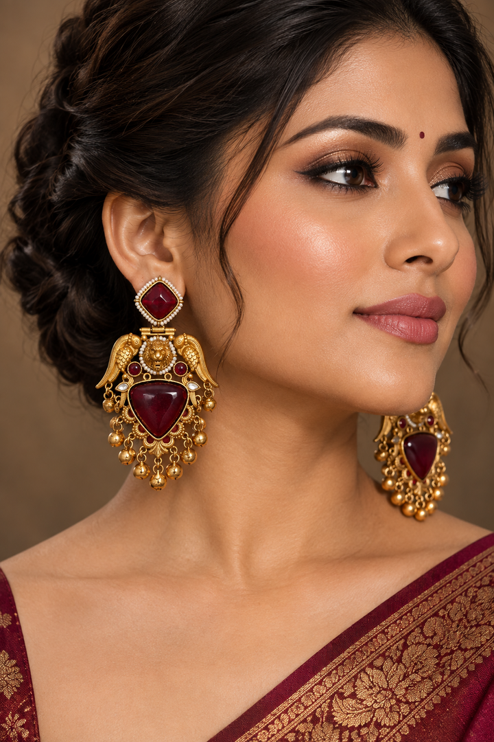 sabyasachi inspiring earrings with bells