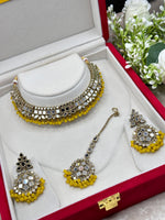 Load image into Gallery viewer, Kanchan Mirrror Necklace Set
