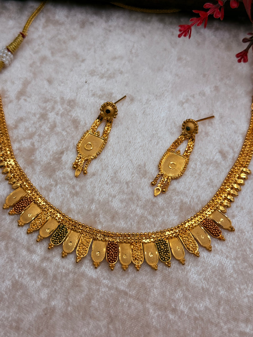 Farida Golden Necklace Sets