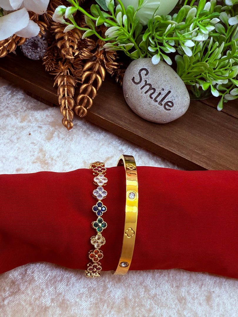 High quality Stainless Steel clover 🍀  Bracelets (Anti Tarnish)