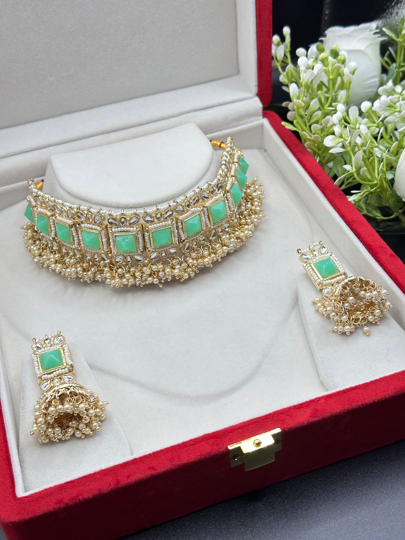 Karishma style Kundan Choker set