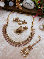 Load image into Gallery viewer, Shikas Simply Polki Choker  Set
