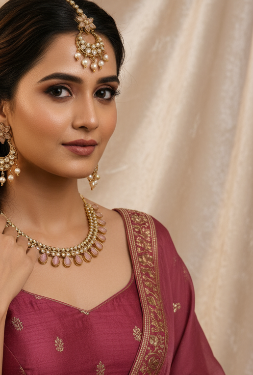 Shikas Simply Polki Choker  Set