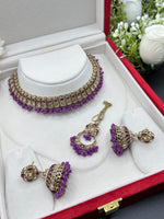 Load image into Gallery viewer, Adhuna Polki Choker Set
