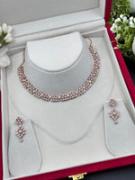 Load image into Gallery viewer, Maina American Diamond Indian Necklace Set
