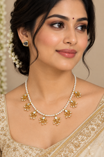 Load image into Gallery viewer, Kundan Meenakari Necklace Set
