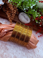Load image into Gallery viewer, Golden Metal bangles

