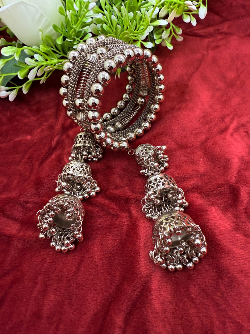 Stretchable Oxidised Bangles