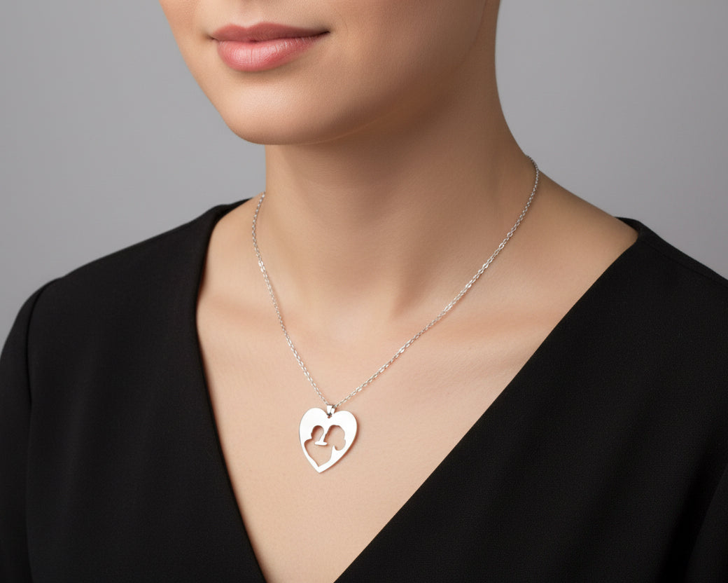 Stainless Steel Mothers Day Necklace