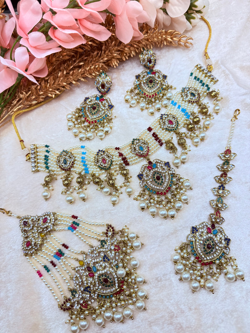 Zaina Pakistani Choker Set