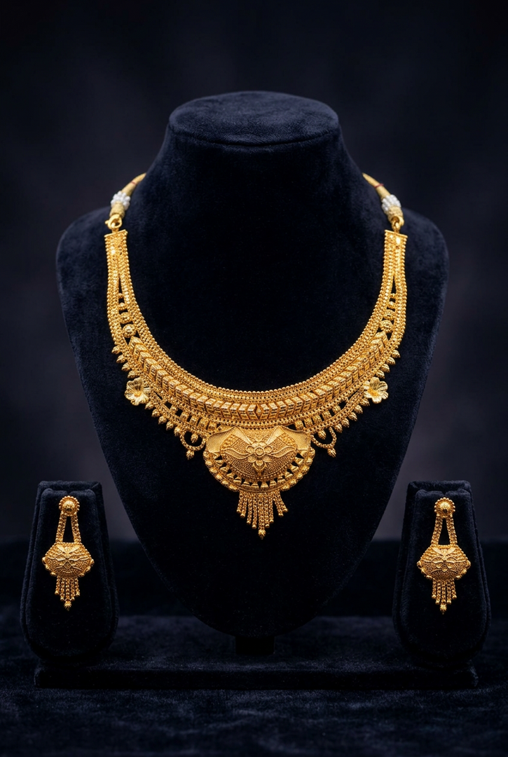 Farida Golden Necklace Sets
