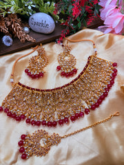 Anaya Indain Polki jewellery Choker Set