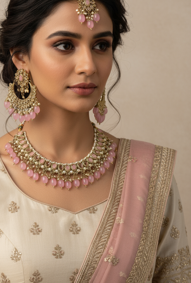 Karuna Polki Choker Set