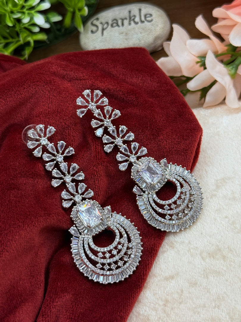 American Diamond Long Earring