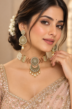 Load image into Gallery viewer, Polki Ahuva Choker Set