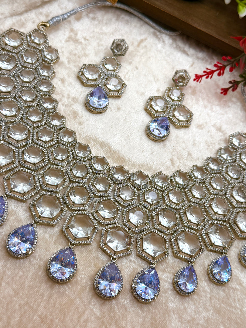 Keisha American Diamond Set