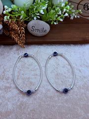 Antique Silver Evil eye Anklet