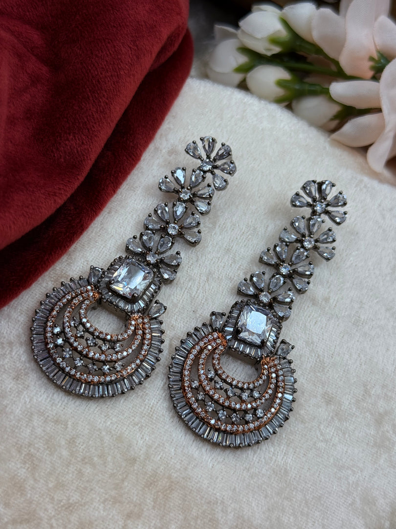 American Diamond Long Earring