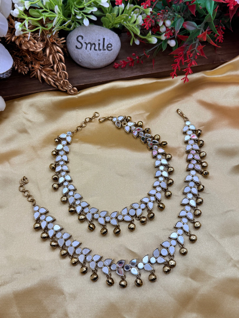 Antique gold Mirror Payal