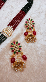 Load image into Gallery viewer, Kundan Mala with jhumka