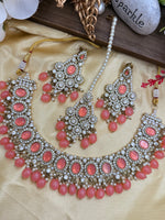 Load image into Gallery viewer, Shabnam Pakistani Style Necklace with tikka Earring set