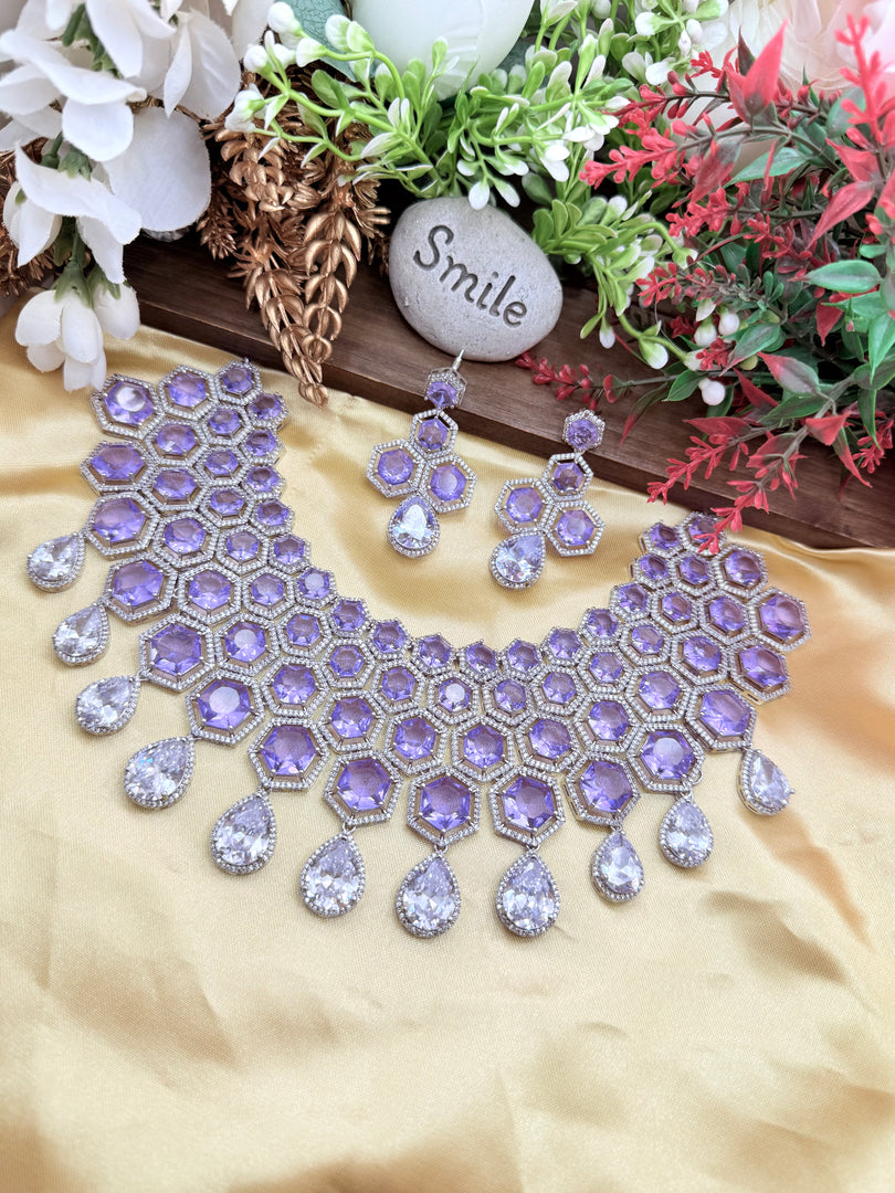 Keisha American Diamond Set