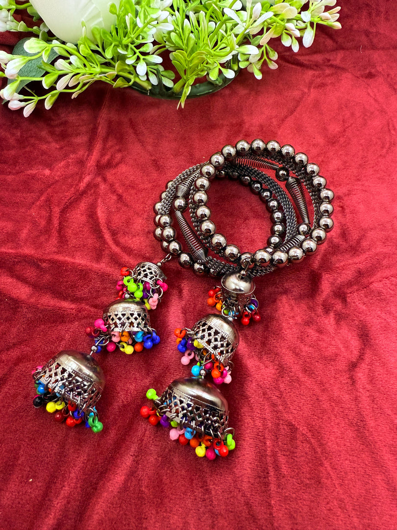 Stretchable Oxidised Bangles