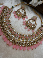 Load image into Gallery viewer, Kundan Monisa Necklace