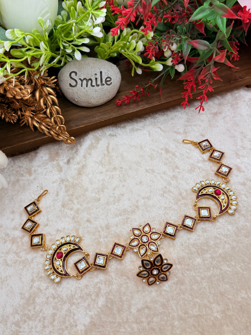 Indian Kundan Mattha Patti