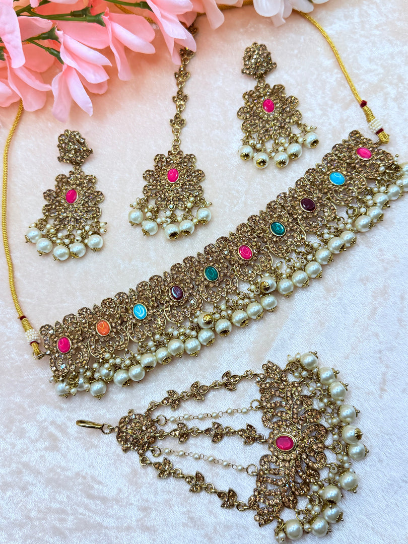 Ramiza Pakistani Choker set