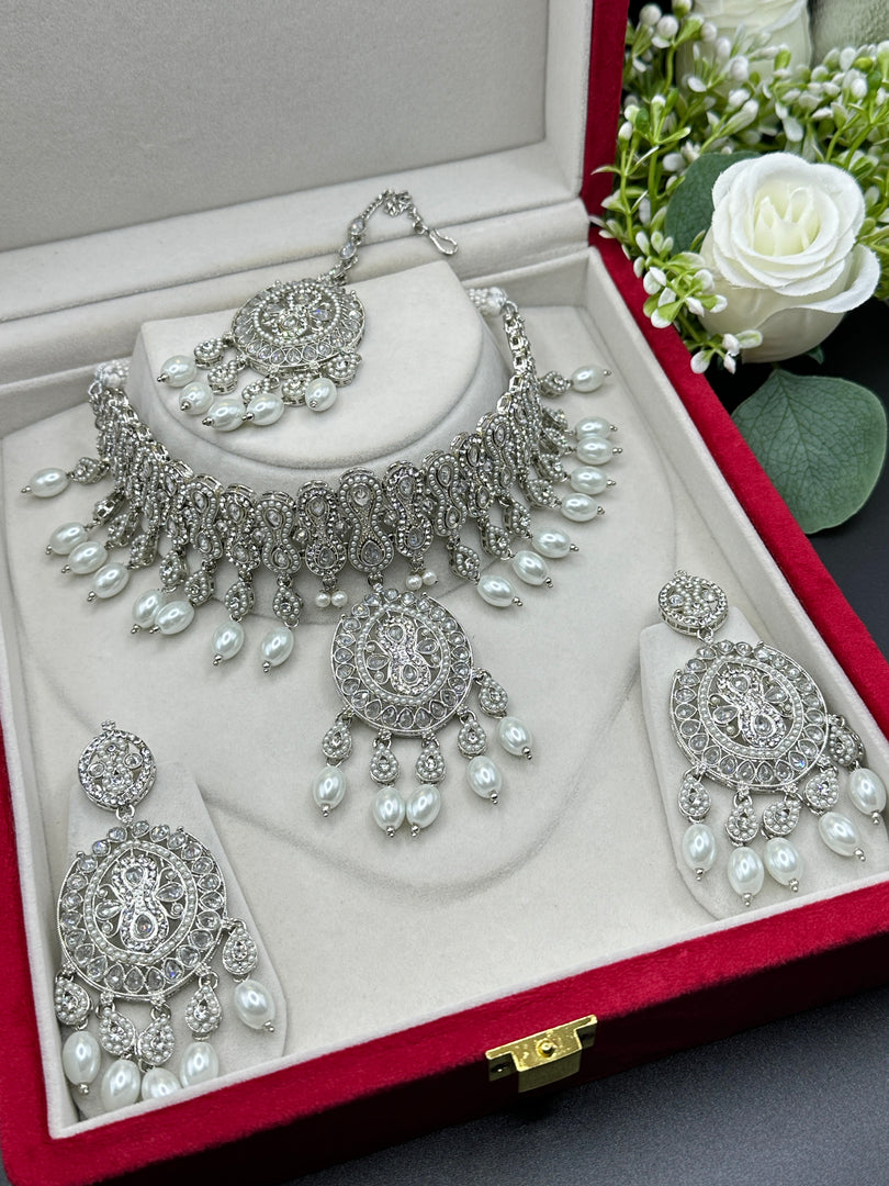 Mirza Polki Indian Choker Set