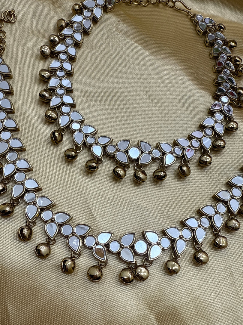 Antique gold Mirror Payal