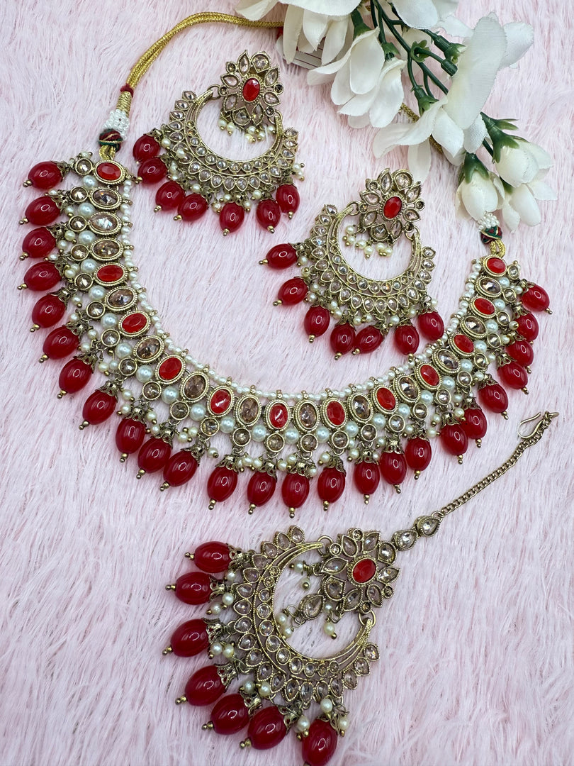 Karuna Polki Choker Set